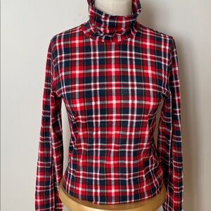 J. Crew Plaid Long Top NWOT 💯 Cotton - last call! 2/8/26